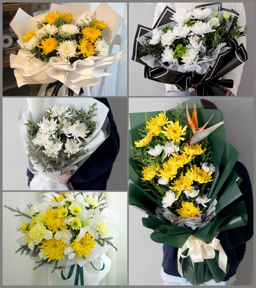广东梅州市五华县长布镇红旗村白事花束代送